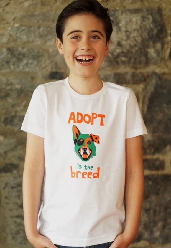 Adopt Boys White T-Shirt