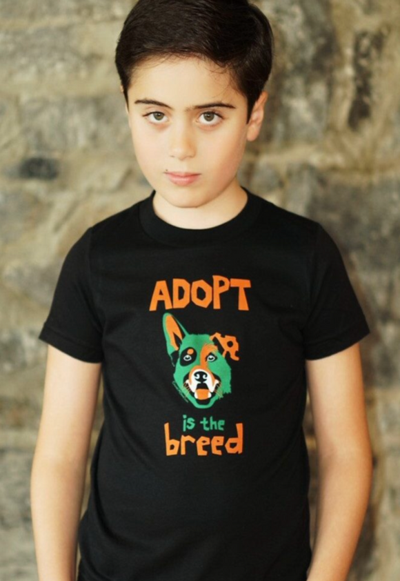 Adopt Boys Black T-shirt