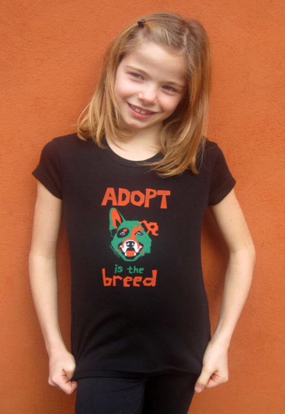 Adopt Girls Black T-shirt